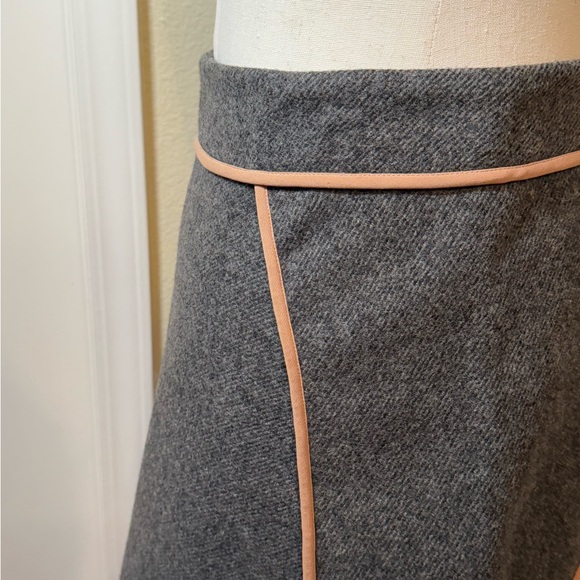 Marni Gray Mini A-line Skirt with Asymmetrical Design for Casual Work - Picture 8 of 8